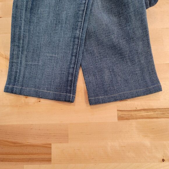 7 For All Mankind Roxanne Ankle Jean 27 Denim Medium Wash Skinny - Picture 3 of 15